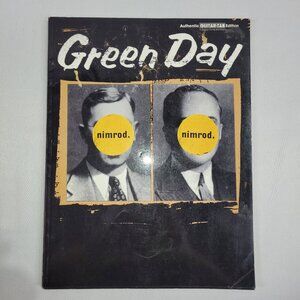 Green Day Nimrod Vocal Guitar Lyrics Music Song Book